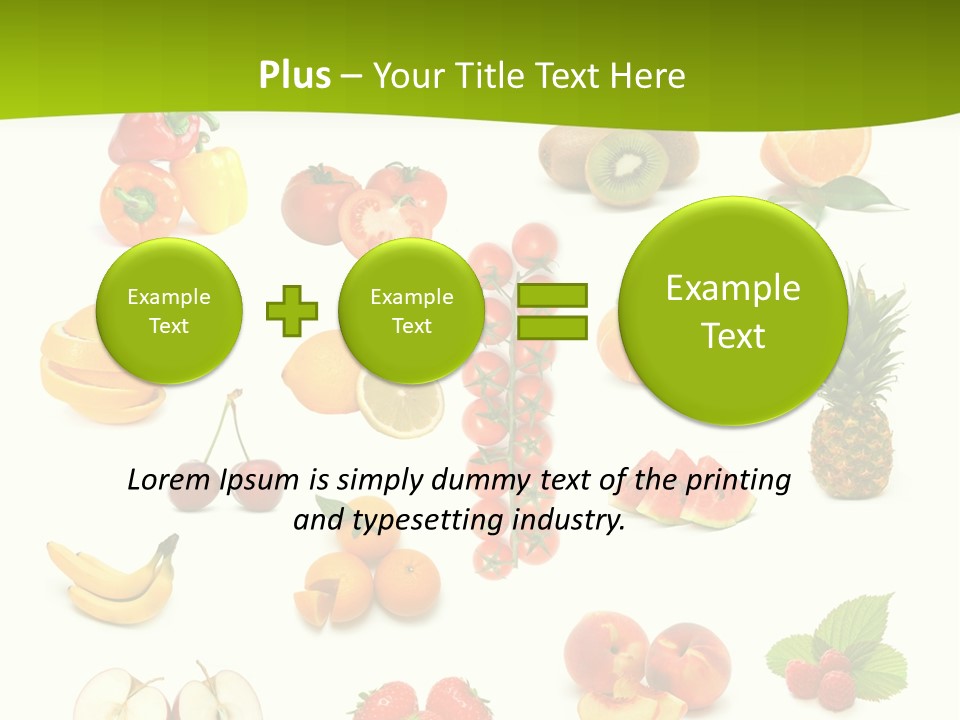Lemon Slice Above PowerPoint Template