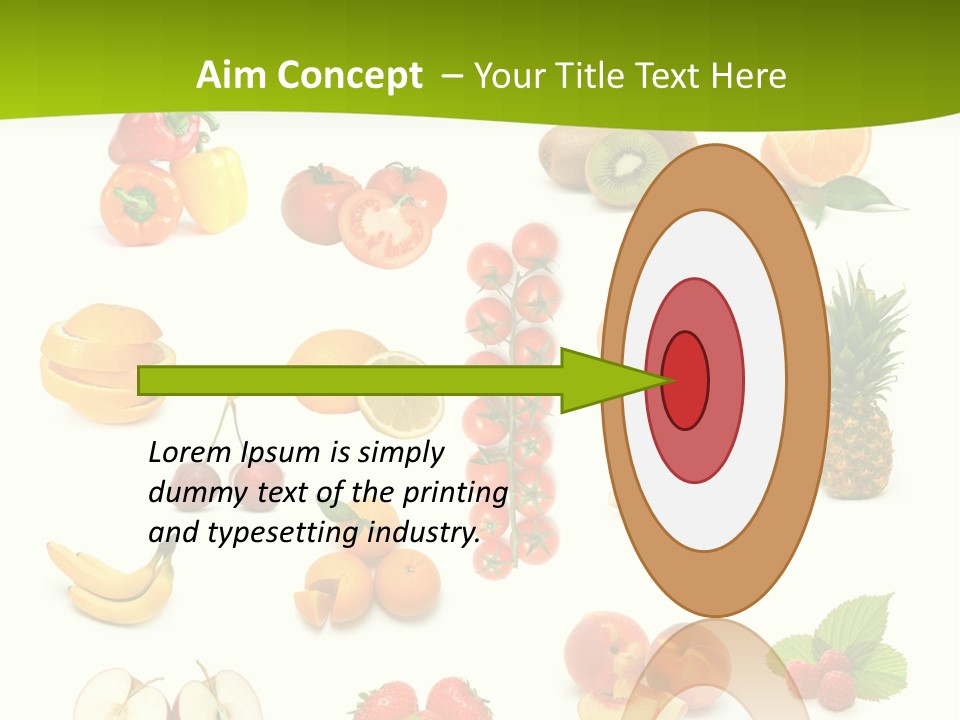 Lemon Slice Above PowerPoint Template