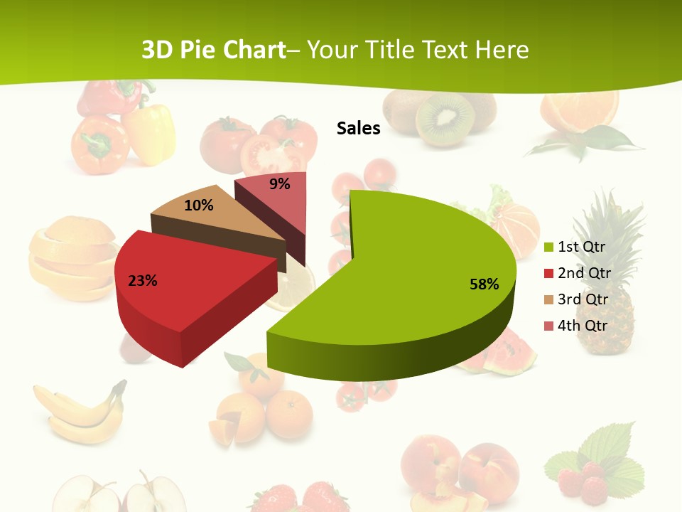 Lemon Slice Above PowerPoint Template