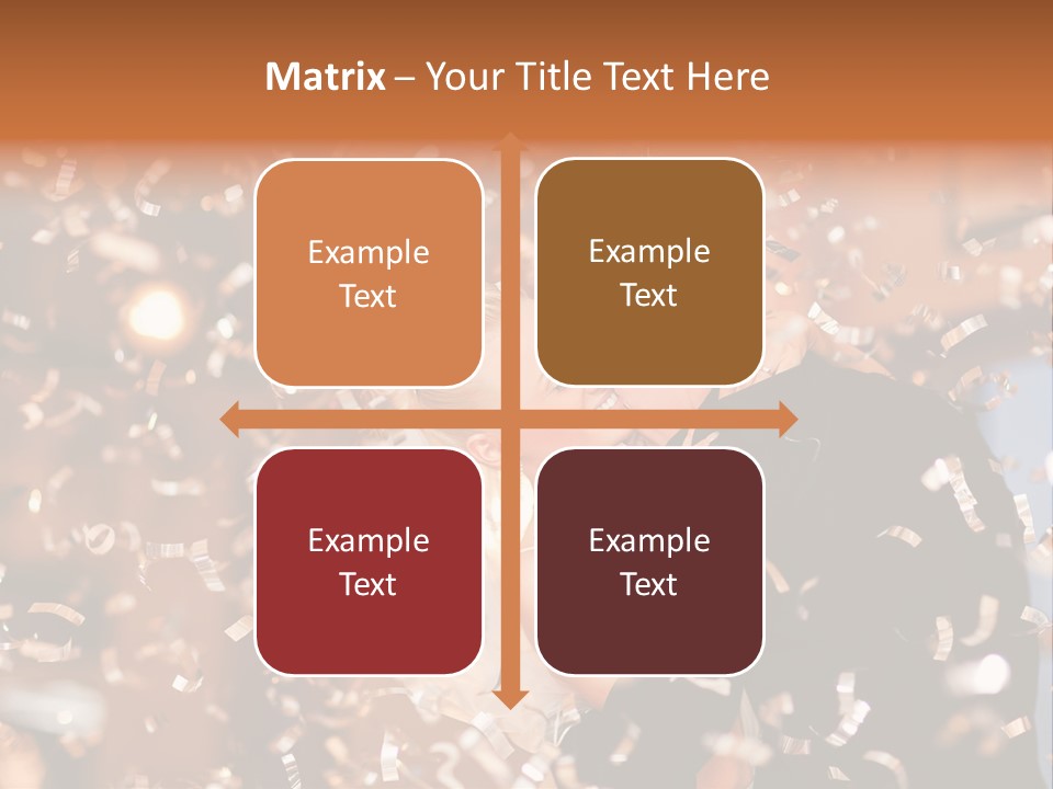 Men Woman Blond PowerPoint Template