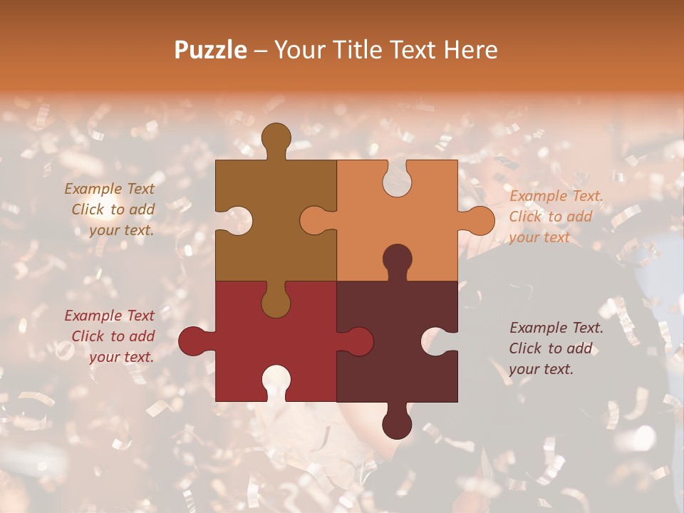 Men Woman Blond PowerPoint Template