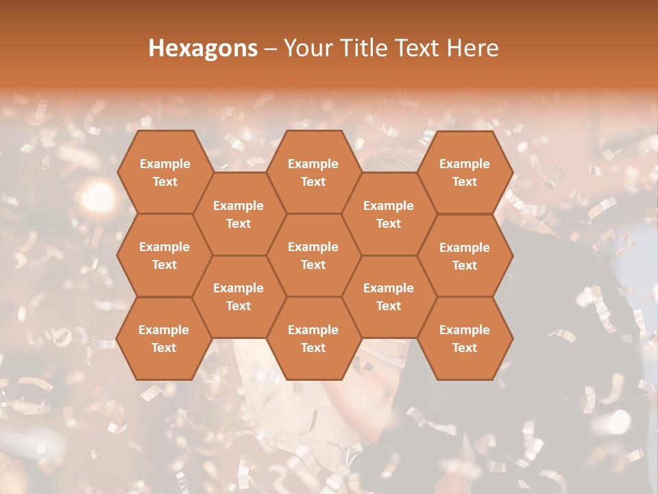 Men Woman Blond PowerPoint Template