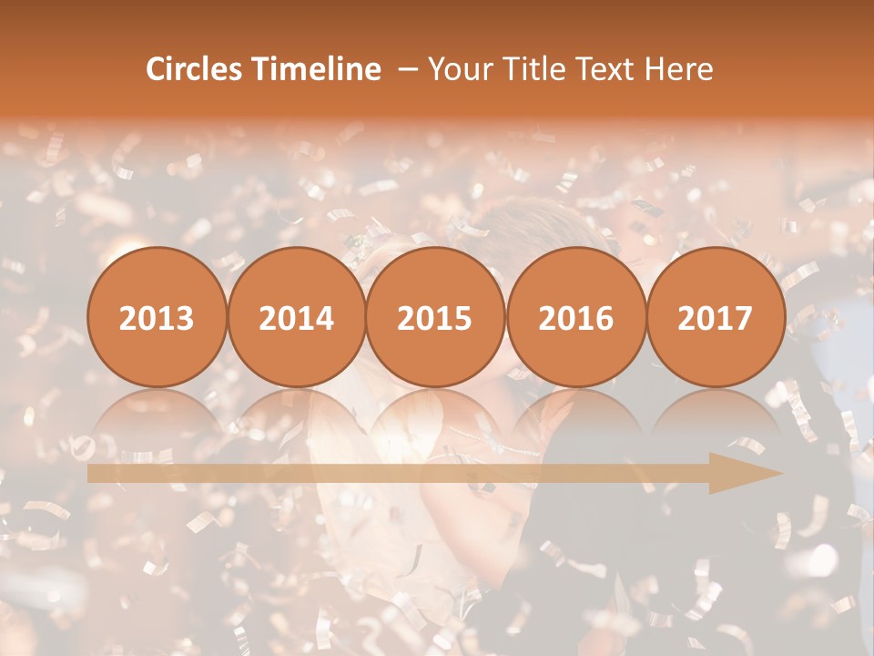 Men Woman Blond PowerPoint Template