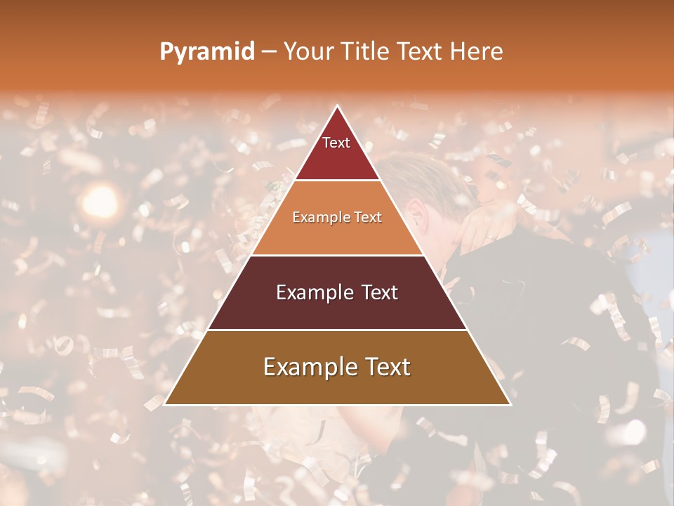 Men Woman Blond PowerPoint Template