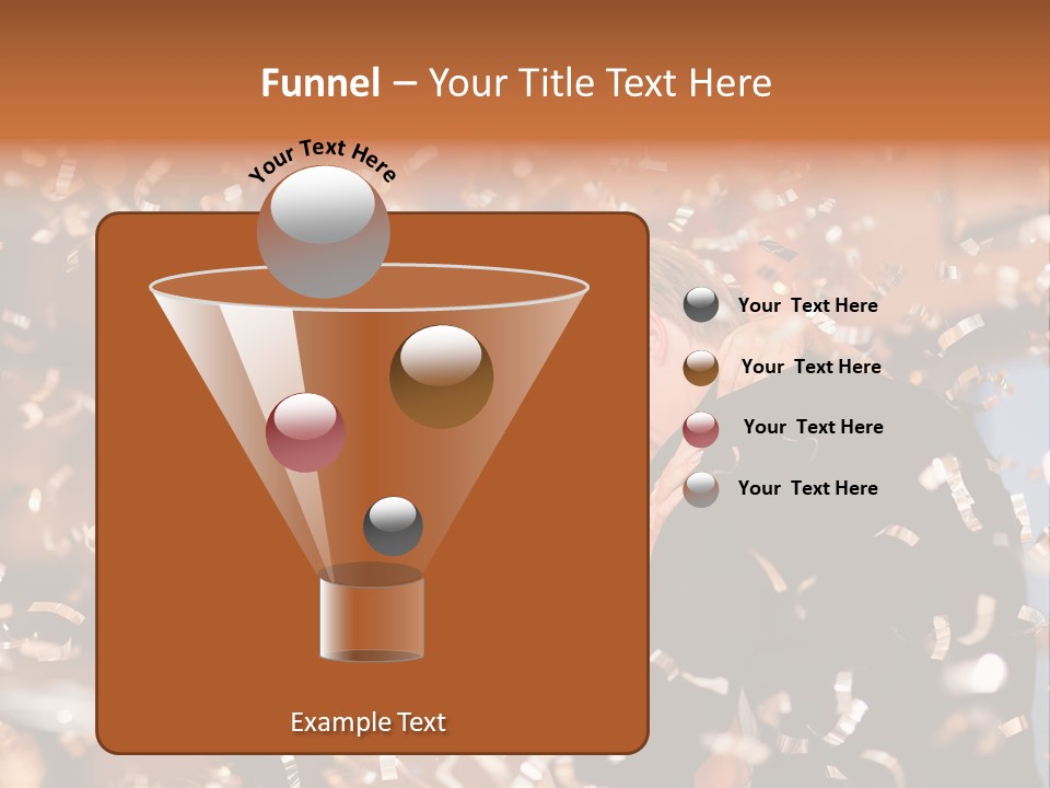 Men Woman Blond PowerPoint Template