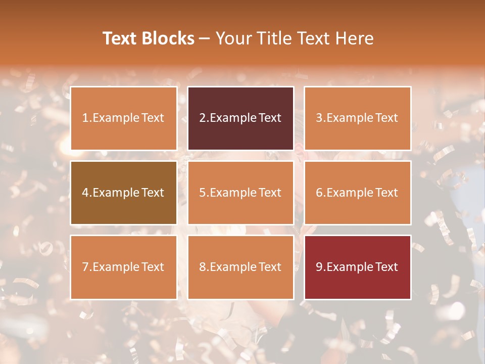 Men Woman Blond PowerPoint Template