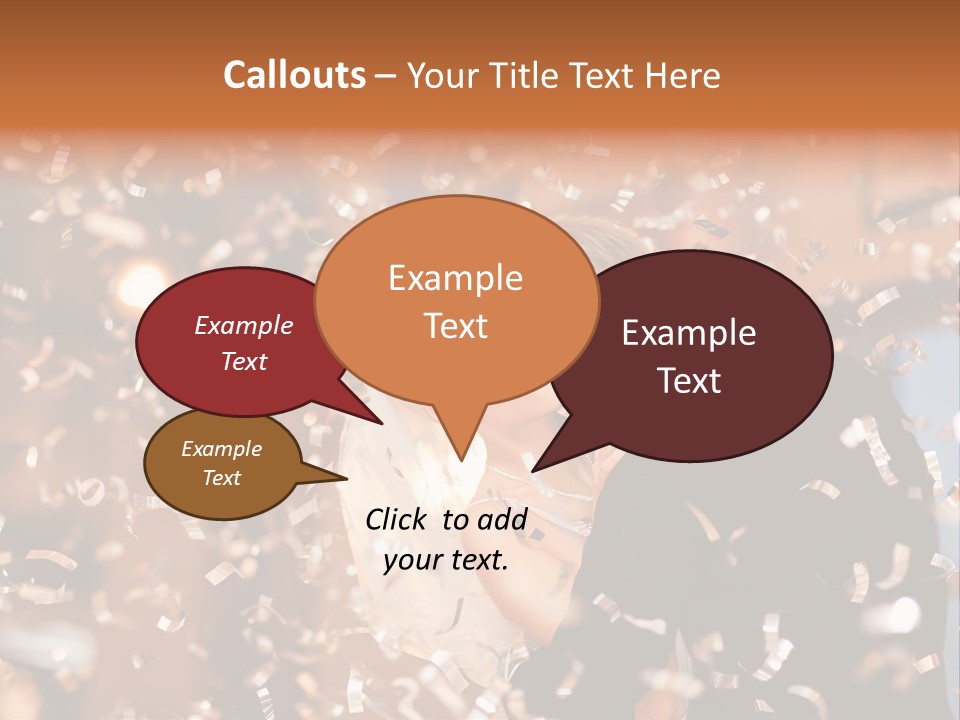 Men Woman Blond PowerPoint Template