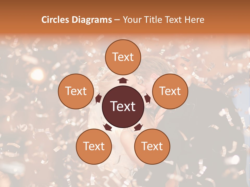 Men Woman Blond PowerPoint Template