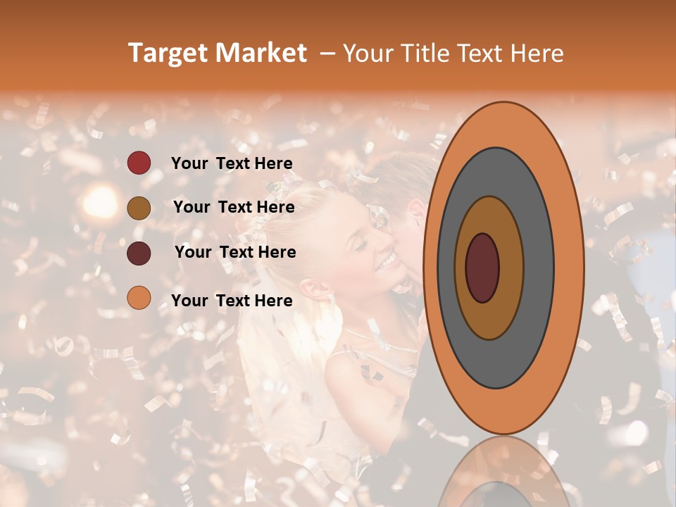 Men Woman Blond PowerPoint Template