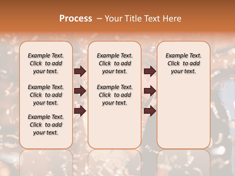 Men Woman Blond PowerPoint Template