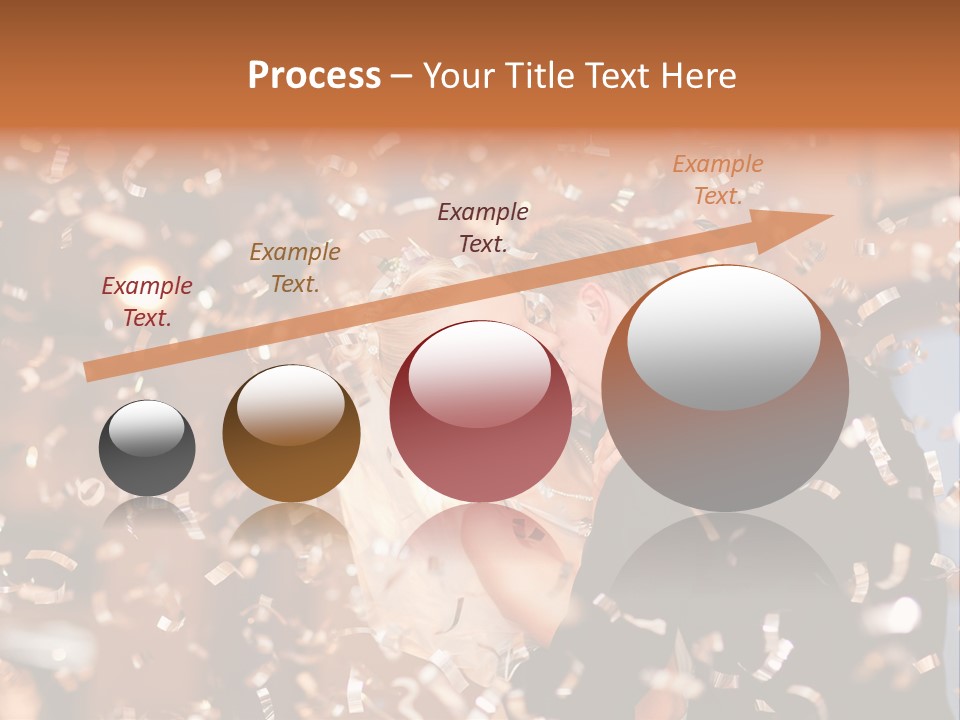 Men Woman Blond PowerPoint Template