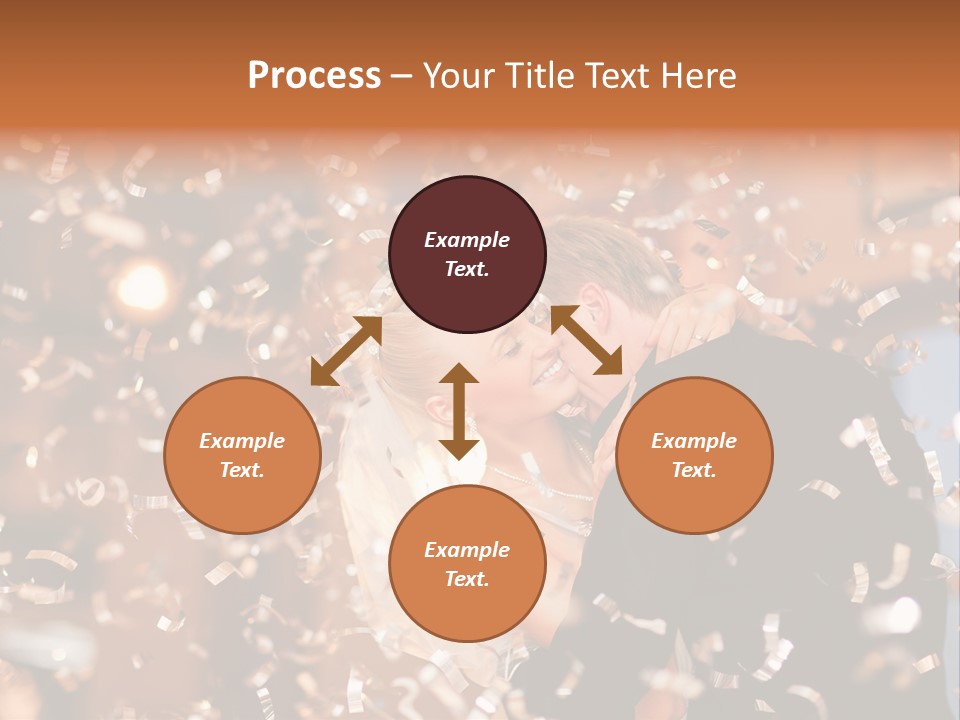 Men Woman Blond PowerPoint Template