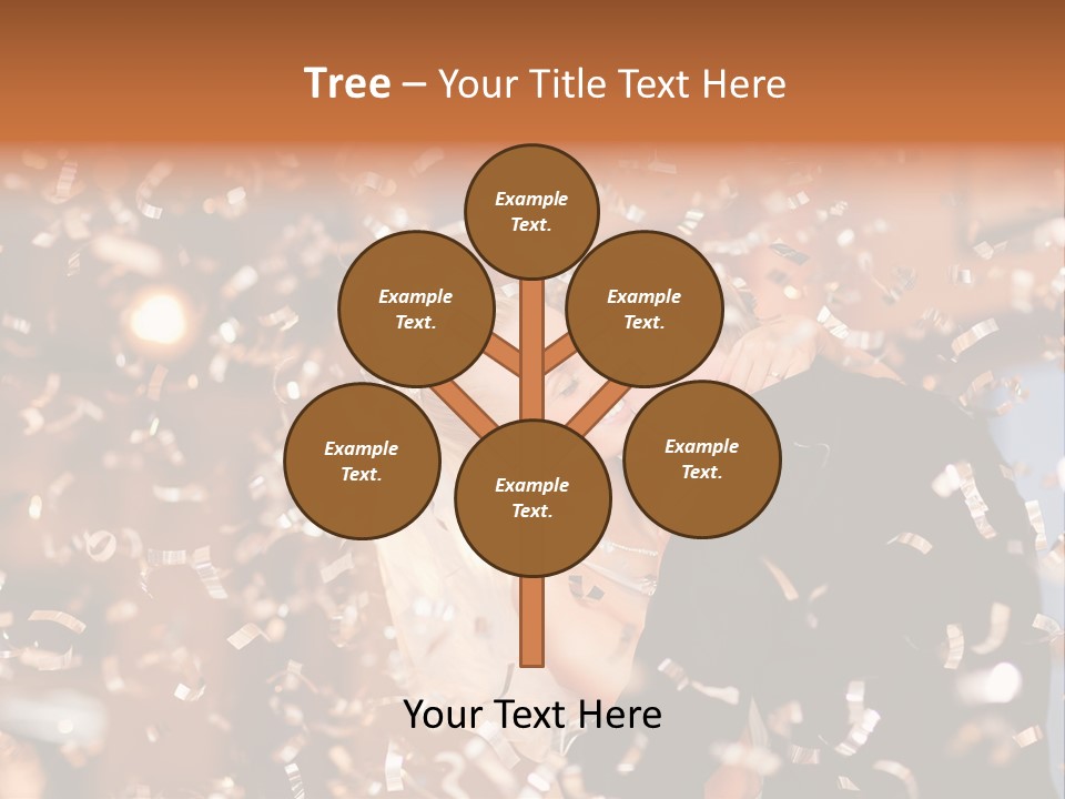 Men Woman Blond PowerPoint Template