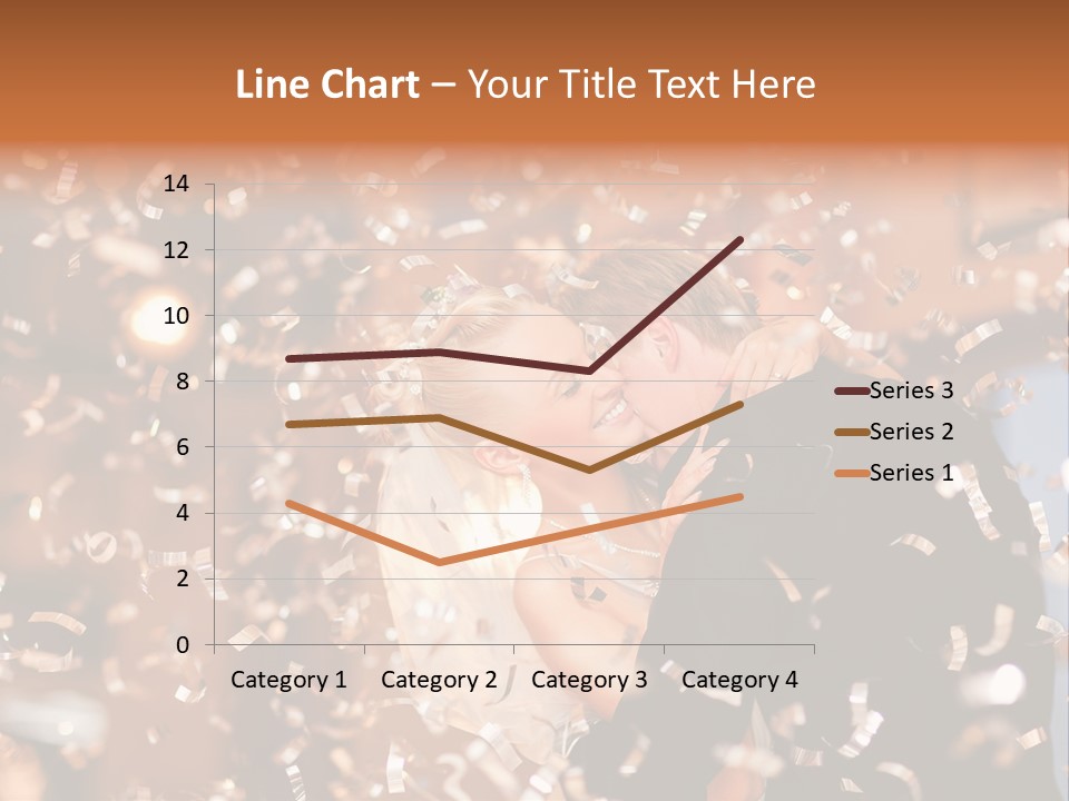 Men Woman Blond PowerPoint Template