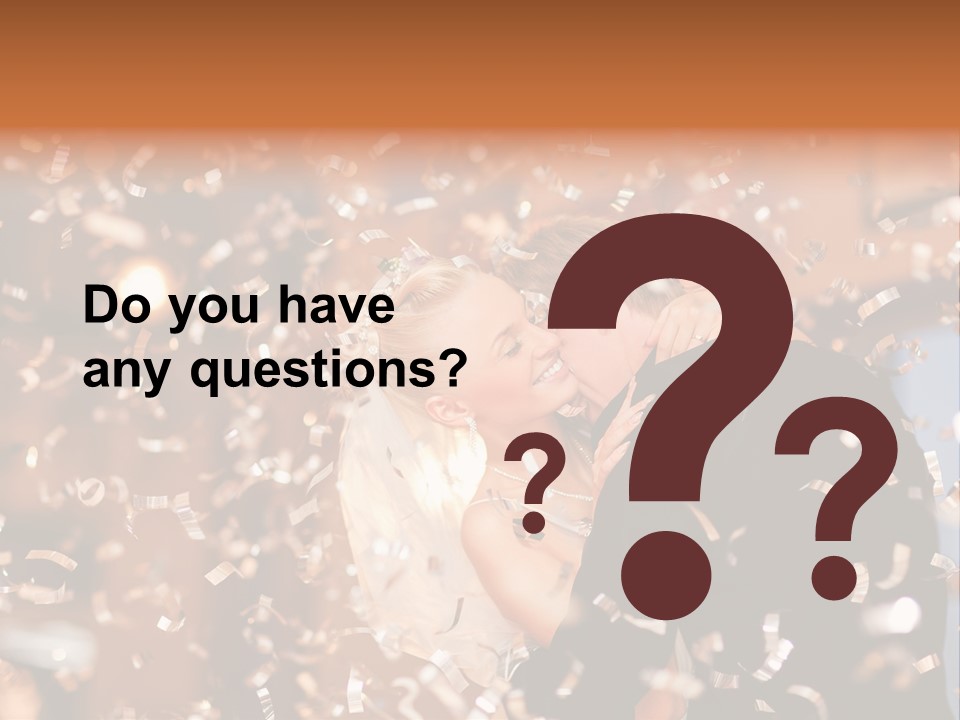 Men Woman Blond PowerPoint Template