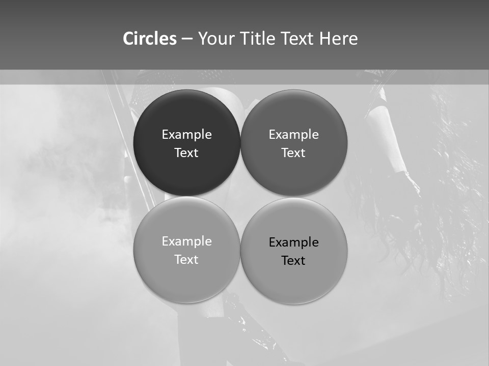 Caucasian Brunette Female PowerPoint Template