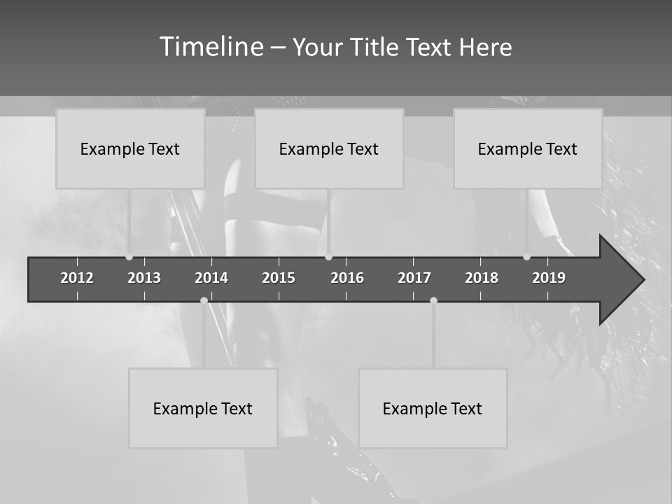 Caucasian Brunette Female PowerPoint Template