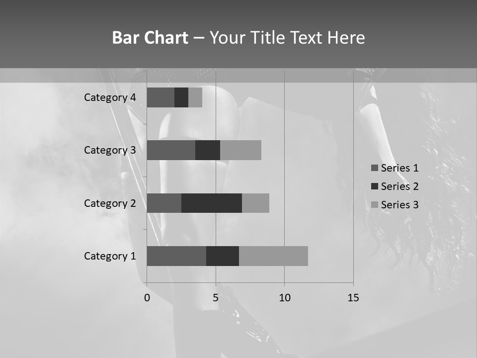 Caucasian Brunette Female PowerPoint Template
