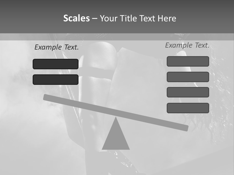 Caucasian Brunette Female PowerPoint Template