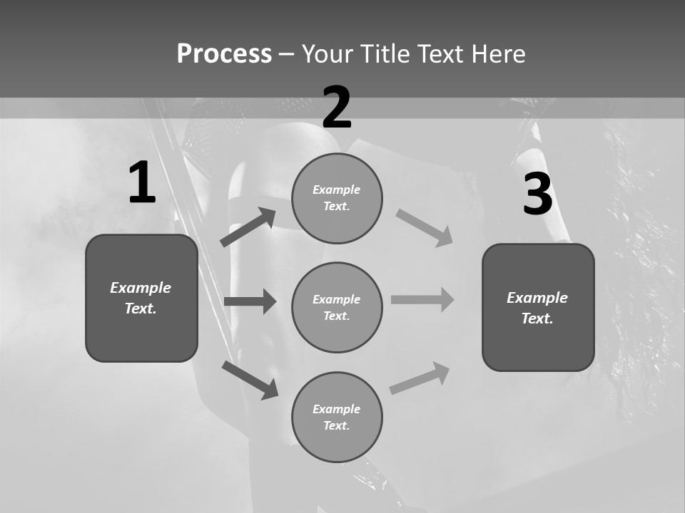 Caucasian Brunette Female PowerPoint Template