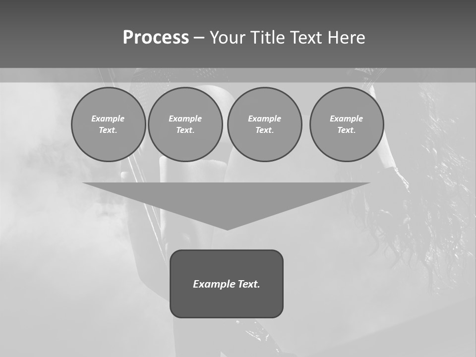 Caucasian Brunette Female PowerPoint Template