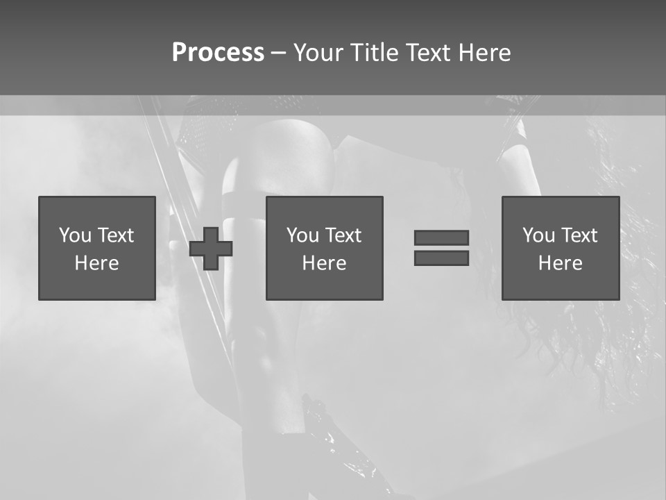 Caucasian Brunette Female PowerPoint Template