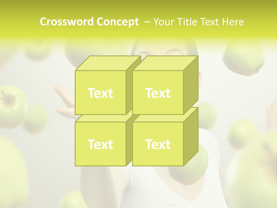 Fruit Food Caucasian PowerPoint Template
