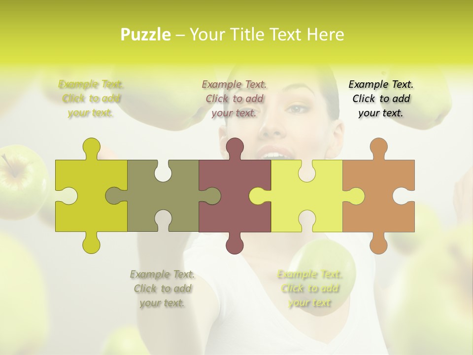 Fruit Food Caucasian PowerPoint Template