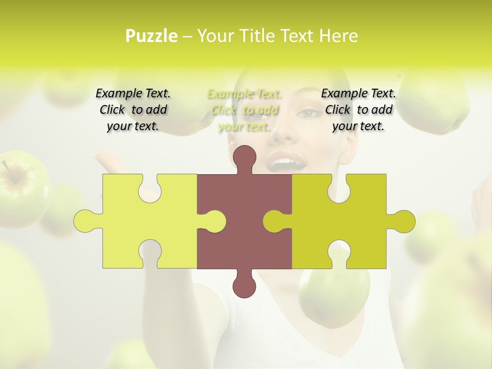 Fruit Food Caucasian PowerPoint Template