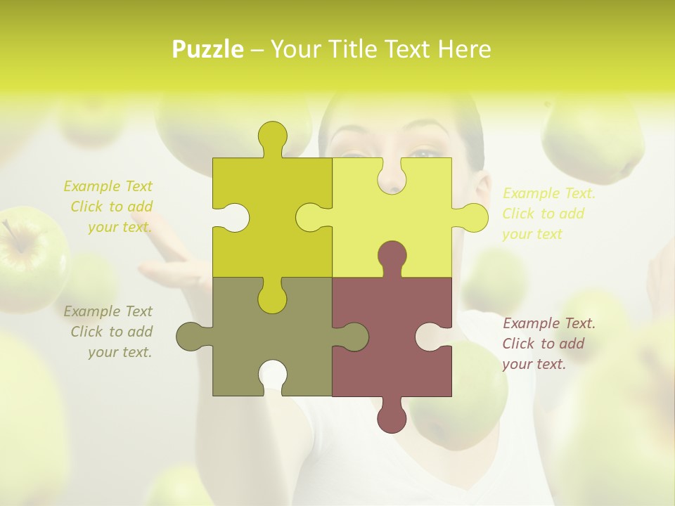 Fruit Food Caucasian PowerPoint Template