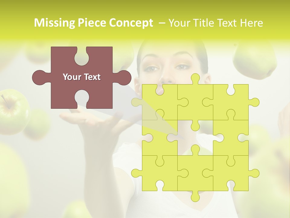 Fruit Food Caucasian PowerPoint Template