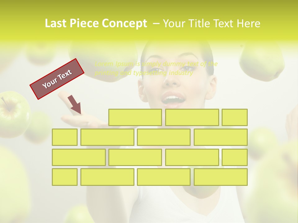 Fruit Food Caucasian PowerPoint Template