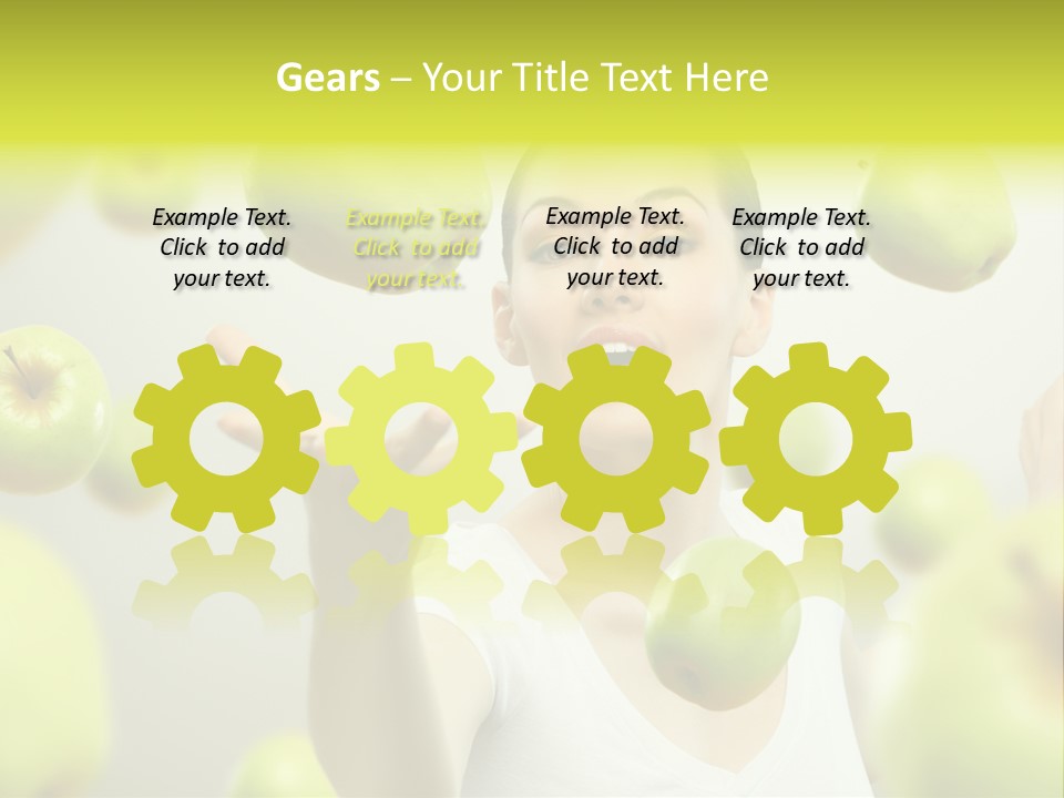 Fruit Food Caucasian PowerPoint Template