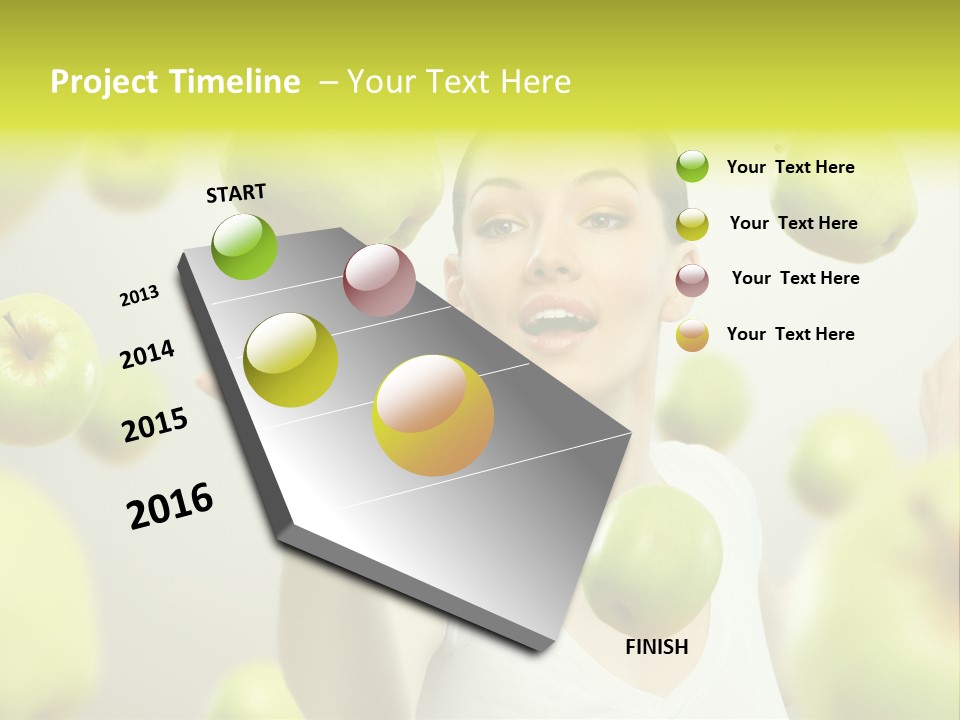 Fruit Food Caucasian PowerPoint Template