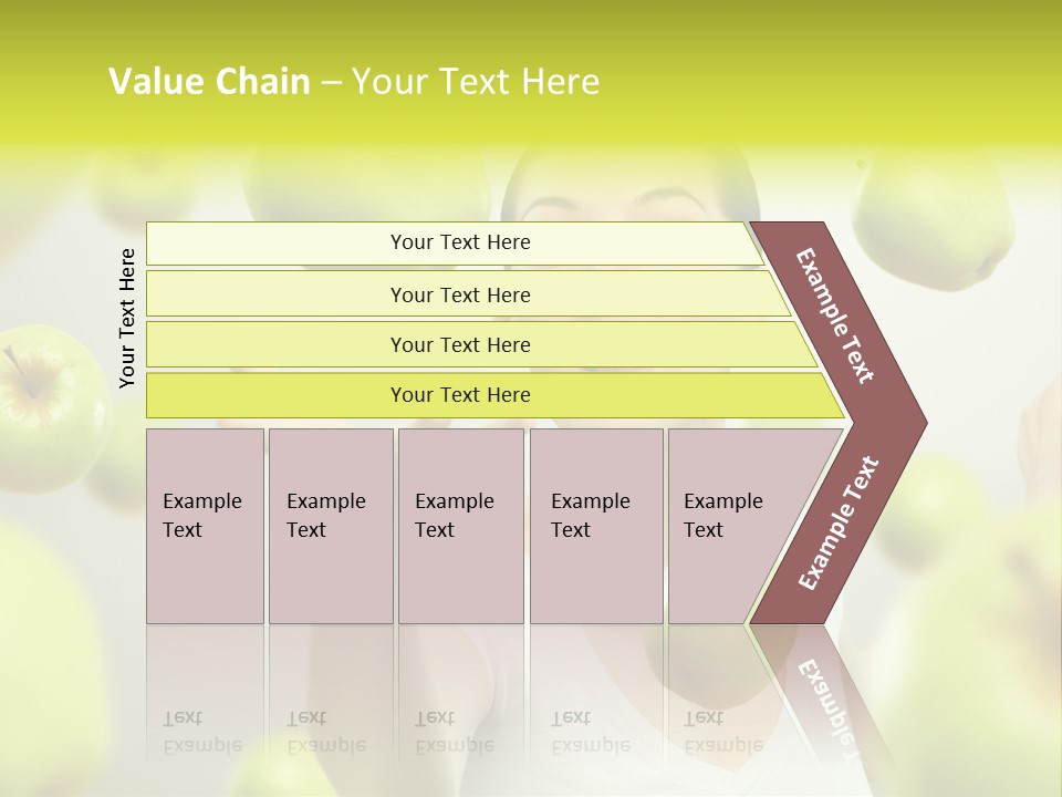 Fruit Food Caucasian PowerPoint Template