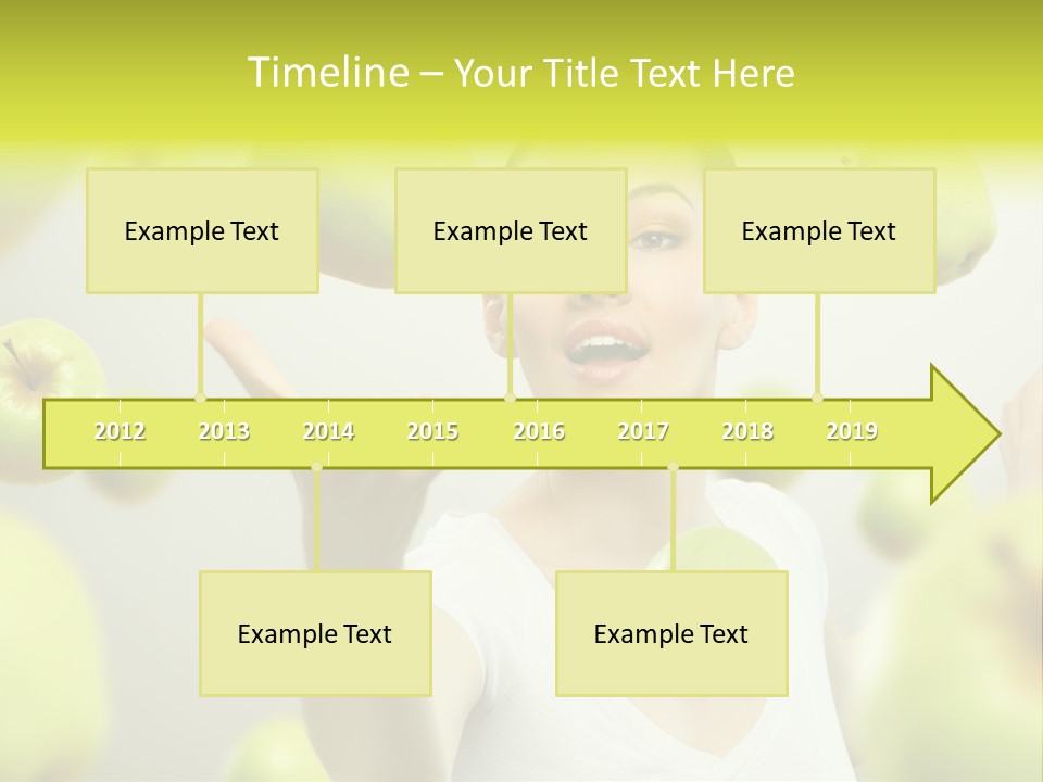 Fruit Food Caucasian PowerPoint Template