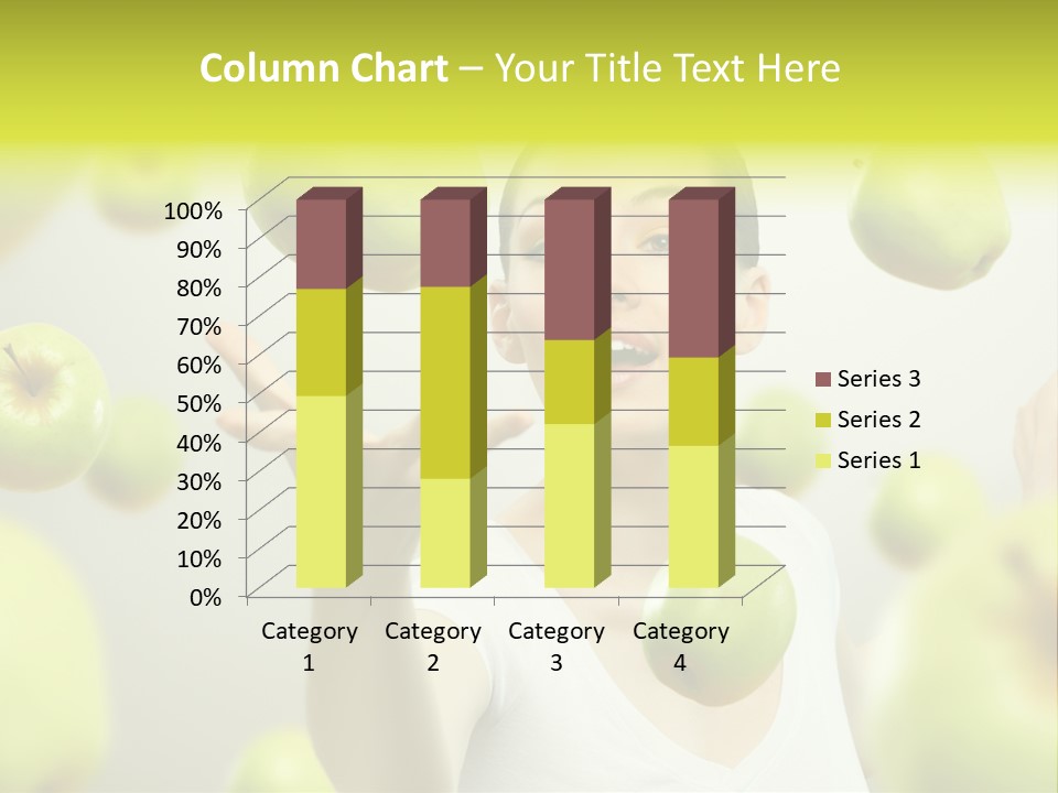 Fruit Food Caucasian PowerPoint Template