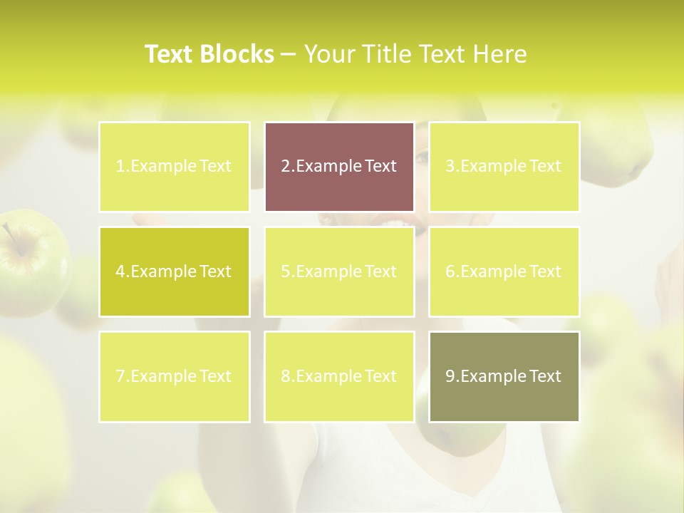 Fruit Food Caucasian PowerPoint Template