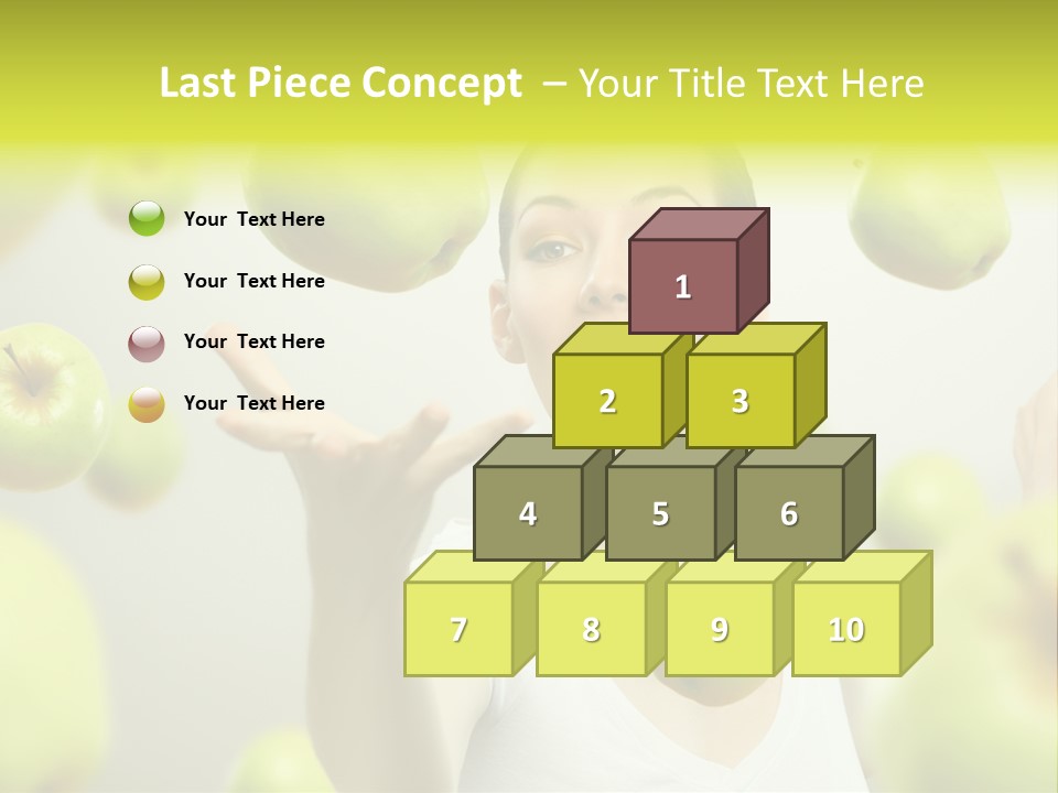 Fruit Food Caucasian PowerPoint Template