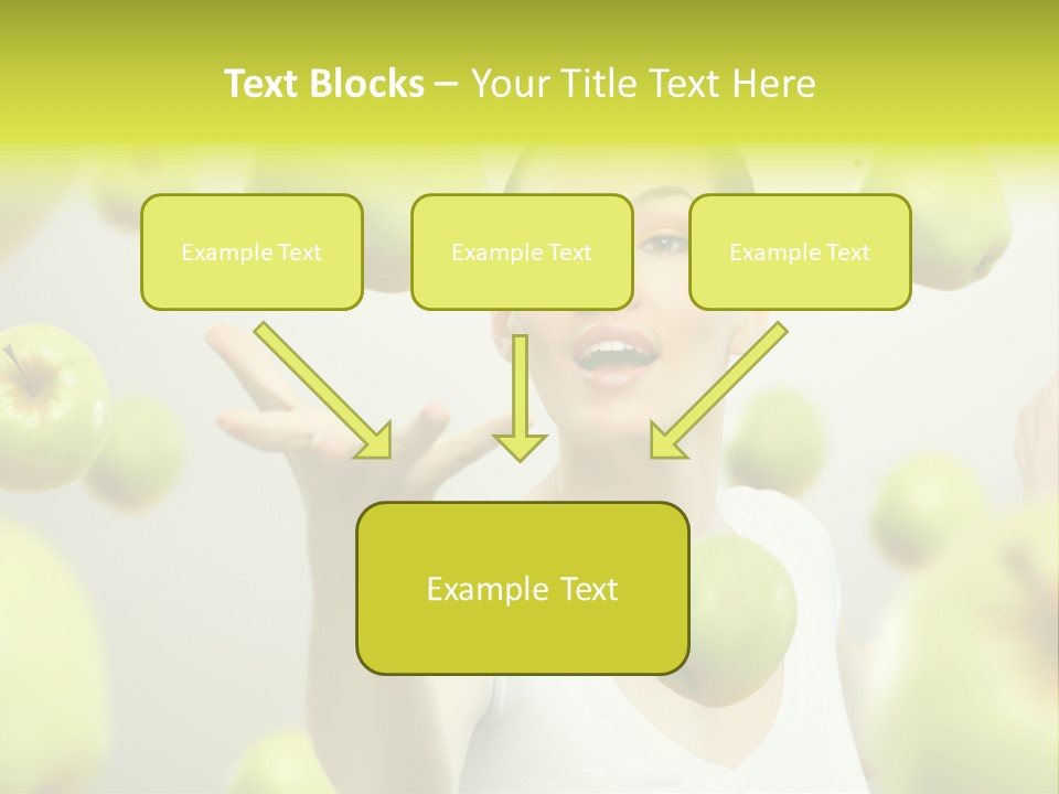 Fruit Food Caucasian PowerPoint Template