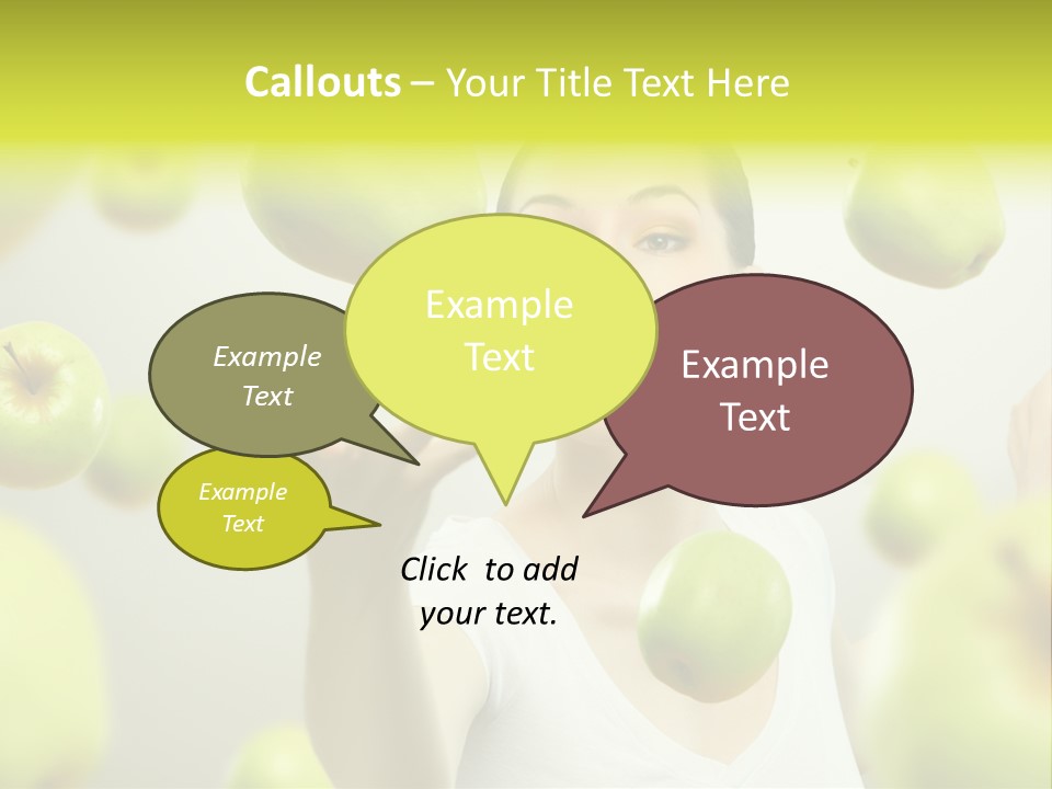 Fruit Food Caucasian PowerPoint Template