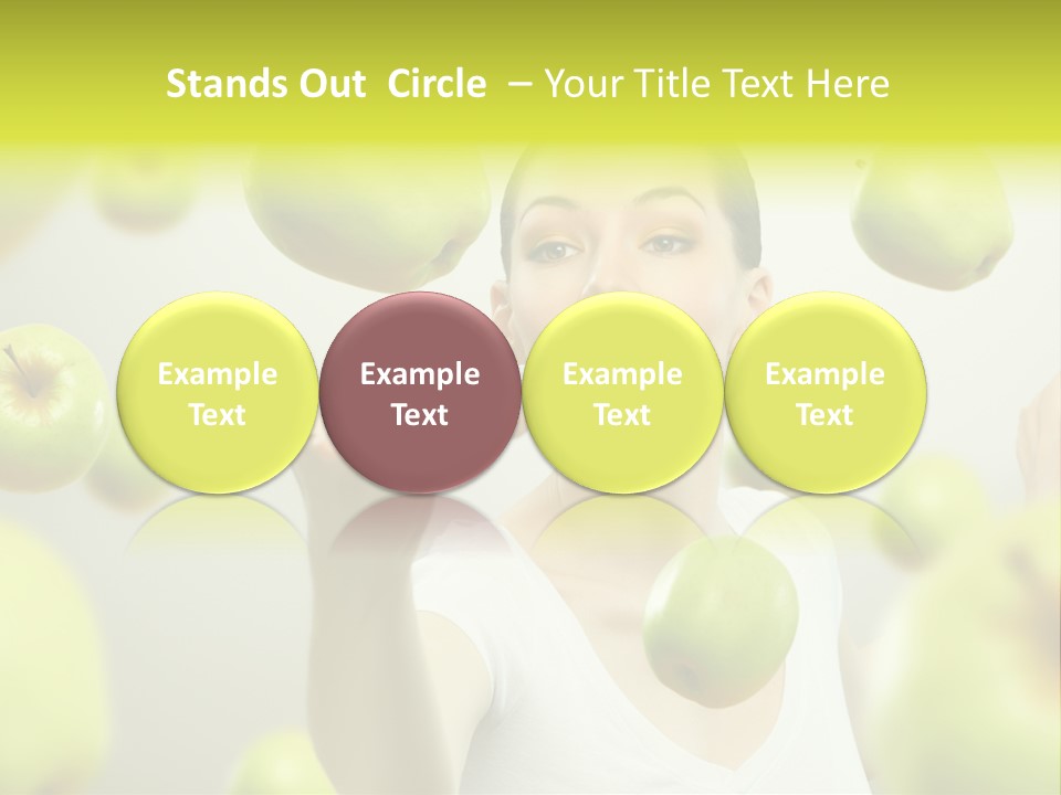 Fruit Food Caucasian PowerPoint Template