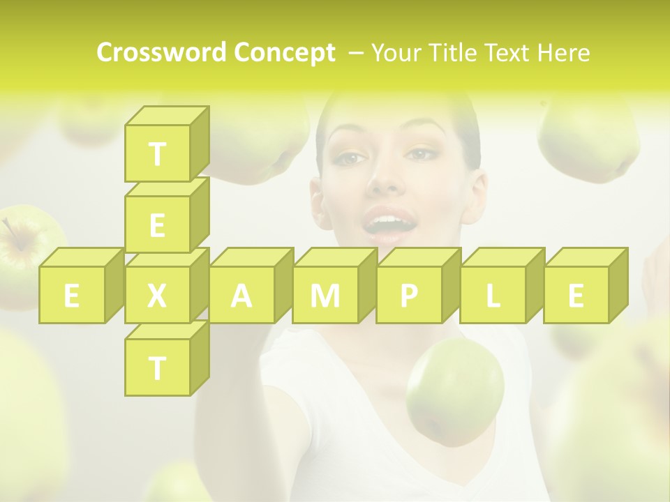 Fruit Food Caucasian PowerPoint Template