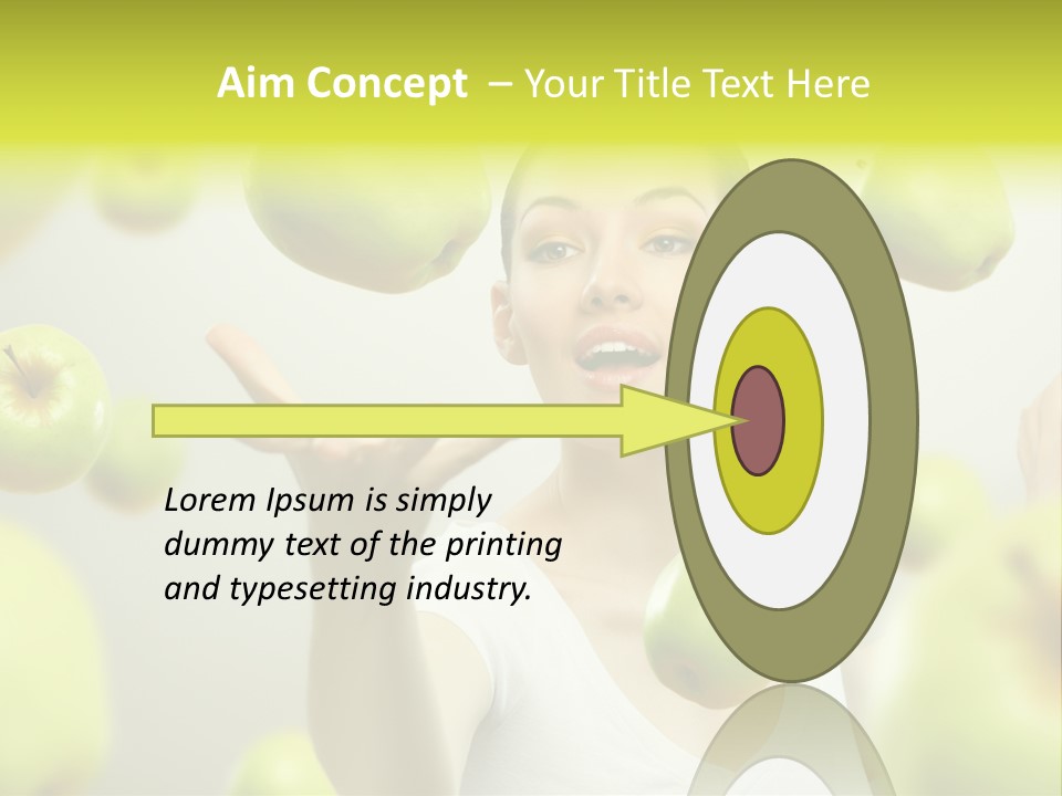 Fruit Food Caucasian PowerPoint Template