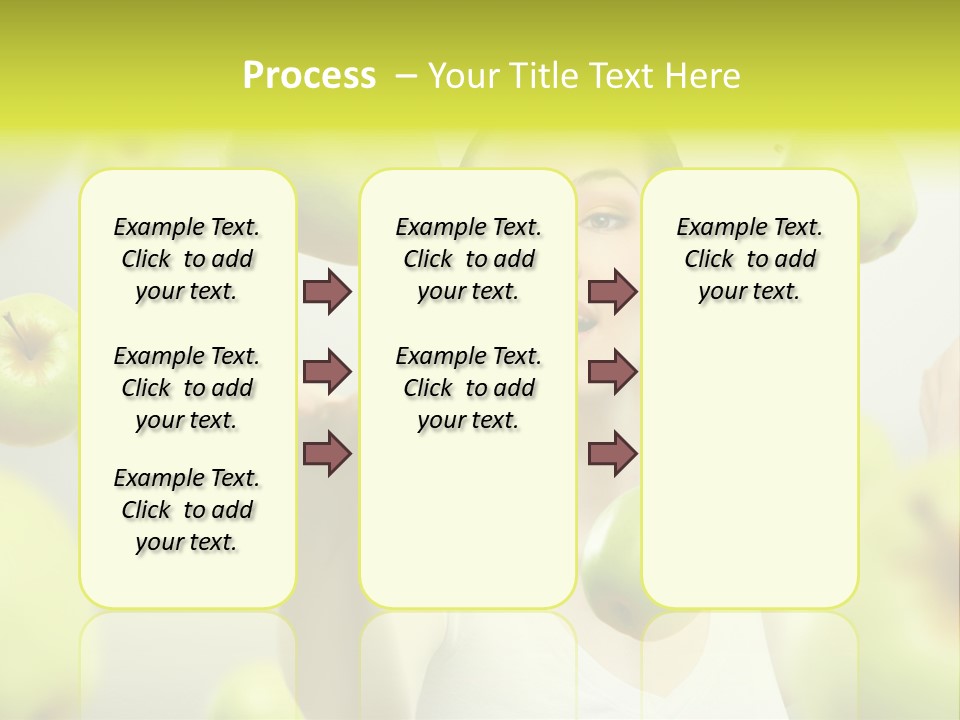 Fruit Food Caucasian PowerPoint Template