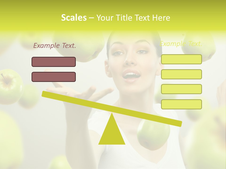 Fruit Food Caucasian PowerPoint Template