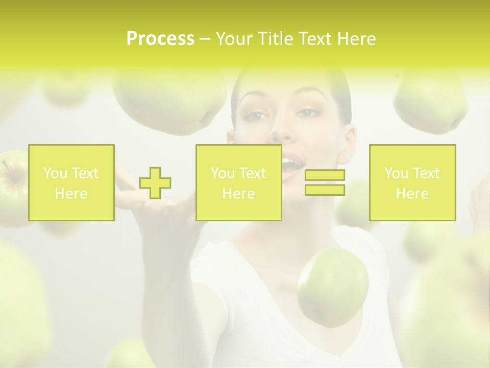 Fruit Food Caucasian PowerPoint Template