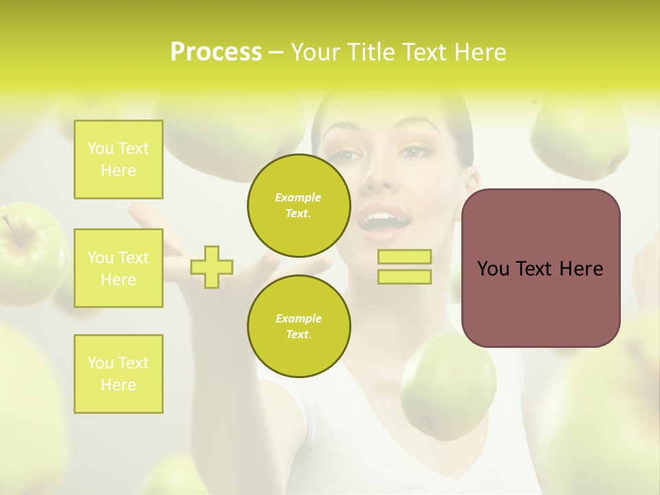 Fruit Food Caucasian PowerPoint Template