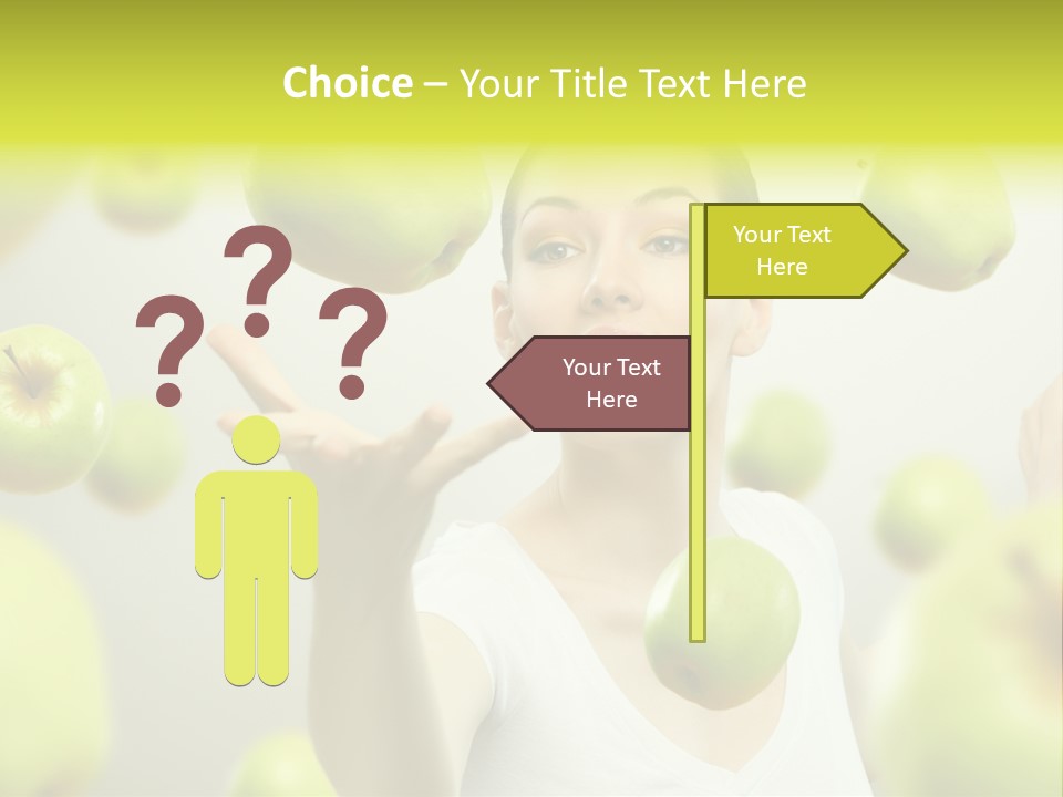 Fruit Food Caucasian PowerPoint Template