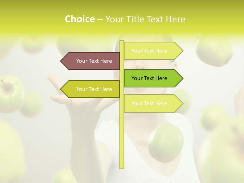 Fruit Food Caucasian PowerPoint Template